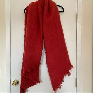 Urban Outfitters Rust Blanket Scarf